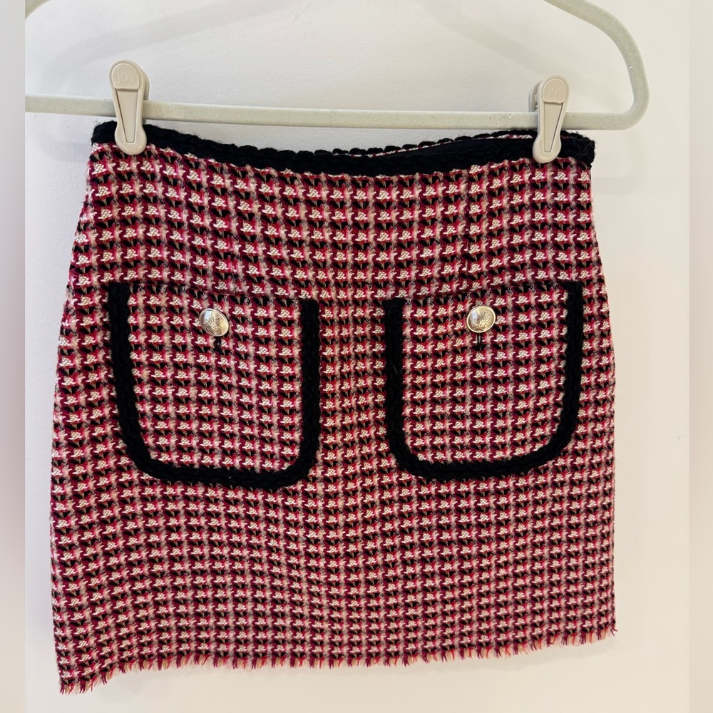 Maje tweed skirt